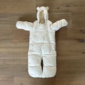 White Winter Puffer for Babies